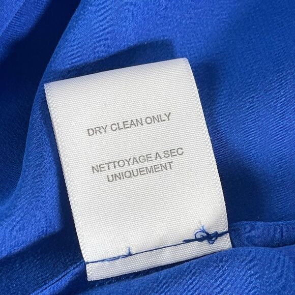 Joie Alicia Cobalt Blue Racerback Silk Tank Top Sz L - Picture 7 of 7